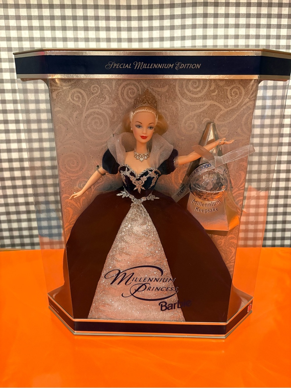 Mattel Barbie Millennium Princess Collector Edition Doll & Stand 11.5" 2000